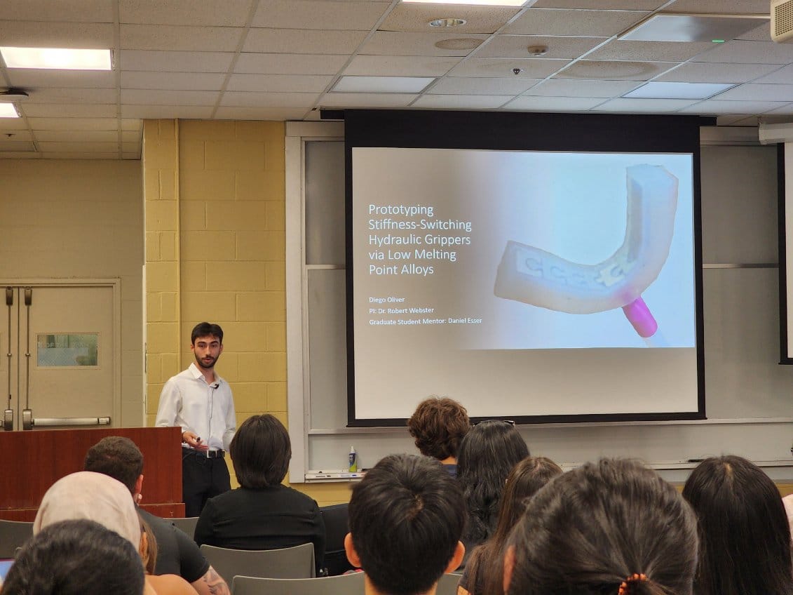 End-of-summer faculty presentation for the VISE gripper project